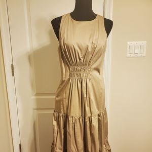 Kristen dress, size 8, khaki dress, brand new with tags